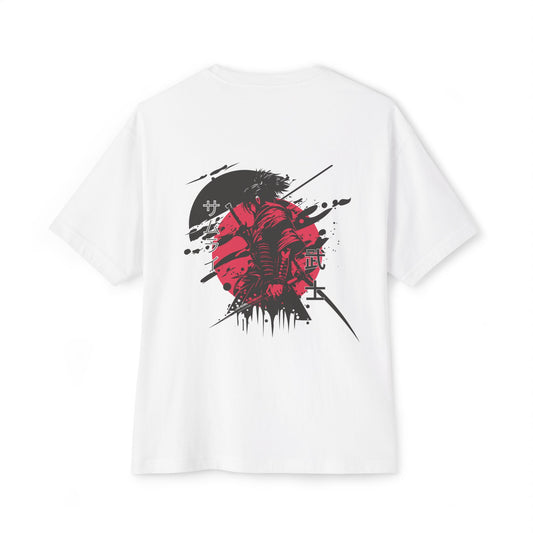 Unisex Oversized Boxy Tee - Japanese Inspired Graphic Tee with Bold Prints